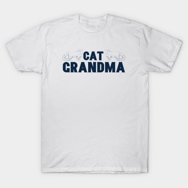 Cat Grandma Design for Cat Owner T-Shirt by etees0609